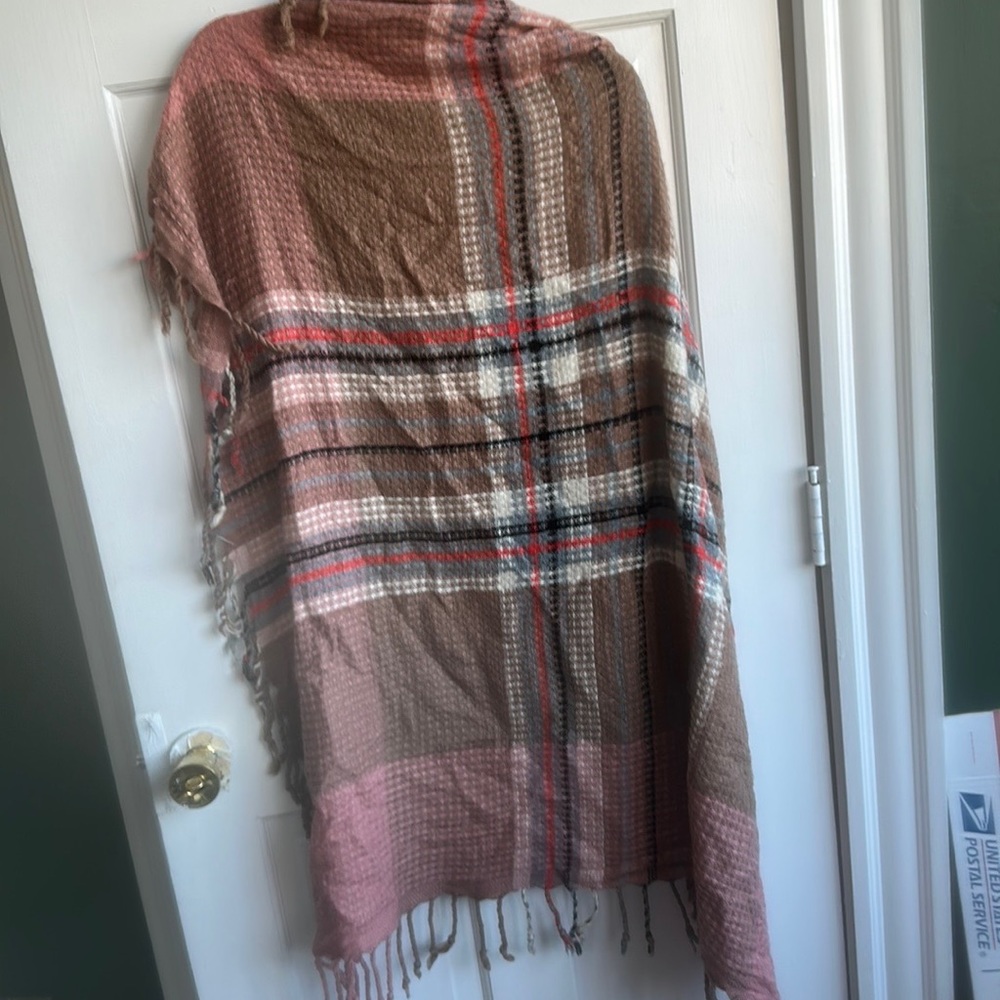 Large Multi Colored Scarf - Picture 4 of 4